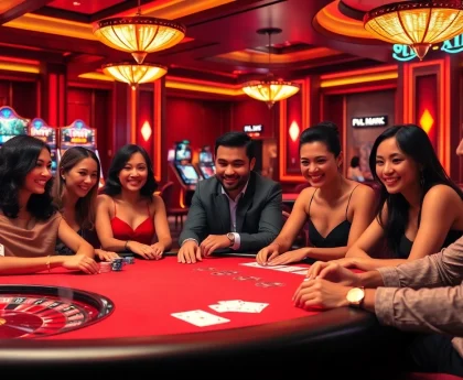 Experience the thrill of winning at GG88, where players engage with vibrant casino games.