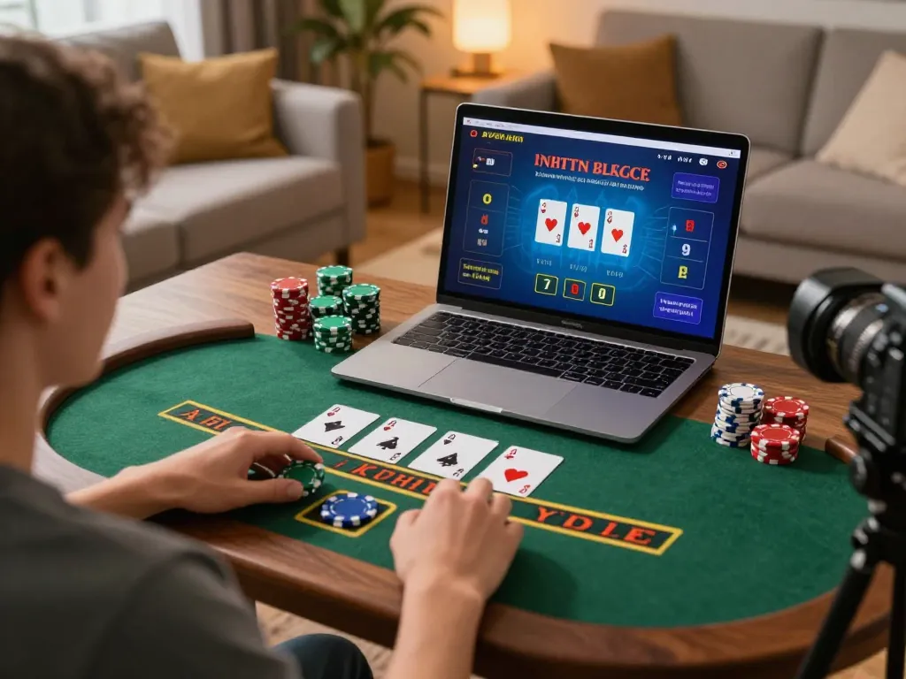 Ikuti permainan blackjack yang mengasyikkan dari kanzenmap dalam pengaturan rumah yang nyaman.