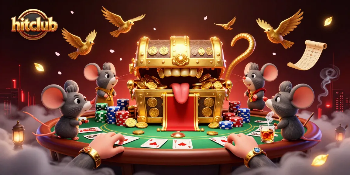 Experience the exciting gaming world of hitclub with the treasure chest inviting adventurers to win riches!
